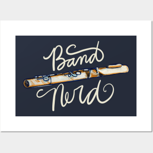 Flute band nerd Posters and Art